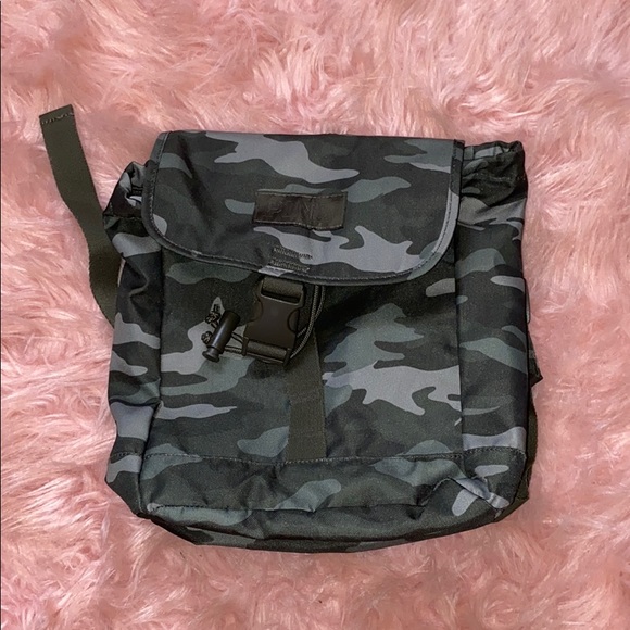 PINK Victoria's Secret Handbags - Green Camo PINK mini bookbag